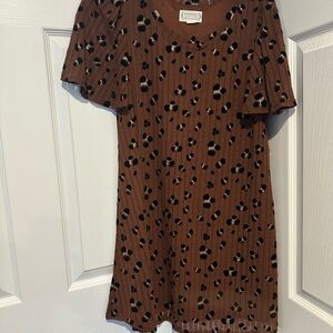 Love Riche Leopard Print Dress